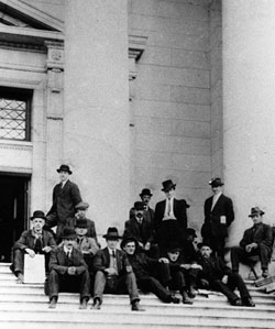 Wildwood: Waiting on the steps in 1914